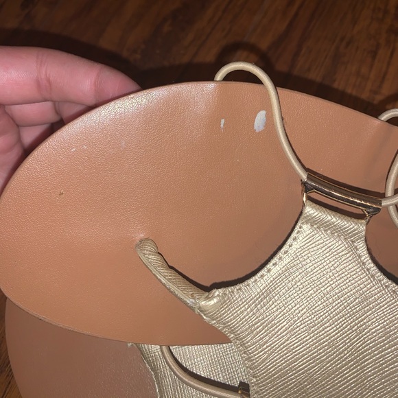 Apt. 9 Gold Gladiator Sandals - Picture 6 of 7